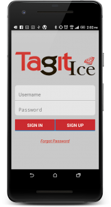 Tagit Ice RFID app - screenshot 01