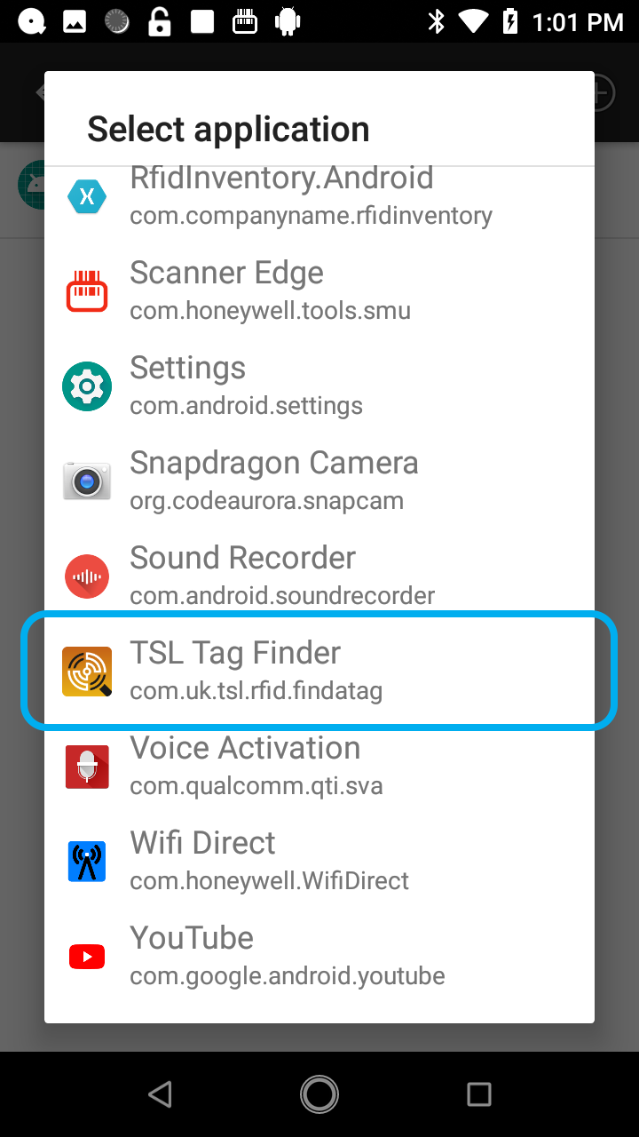 Adding TSL Tag Finder to the profile