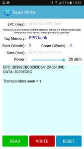 RFID Explorer Android Screenshot 04
